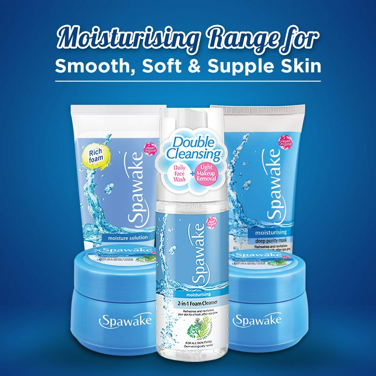 Spawake Moisturising Face Wash Hydrating and Nourishing - Swadesiicart