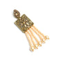 Mominos Fashion Johar Kamal Off White Color Kundan & Pearls Necklace Set - Swadesiicart
