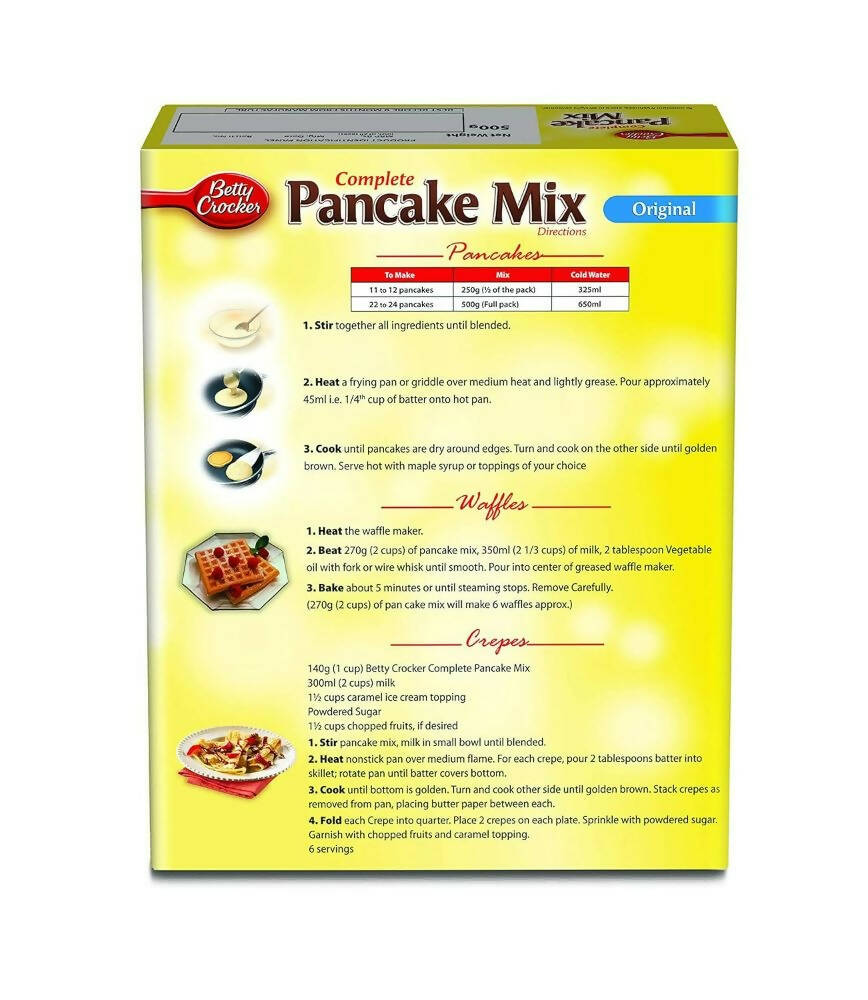 Betty Crocker Complete Pancake Mix - Swadesiicart