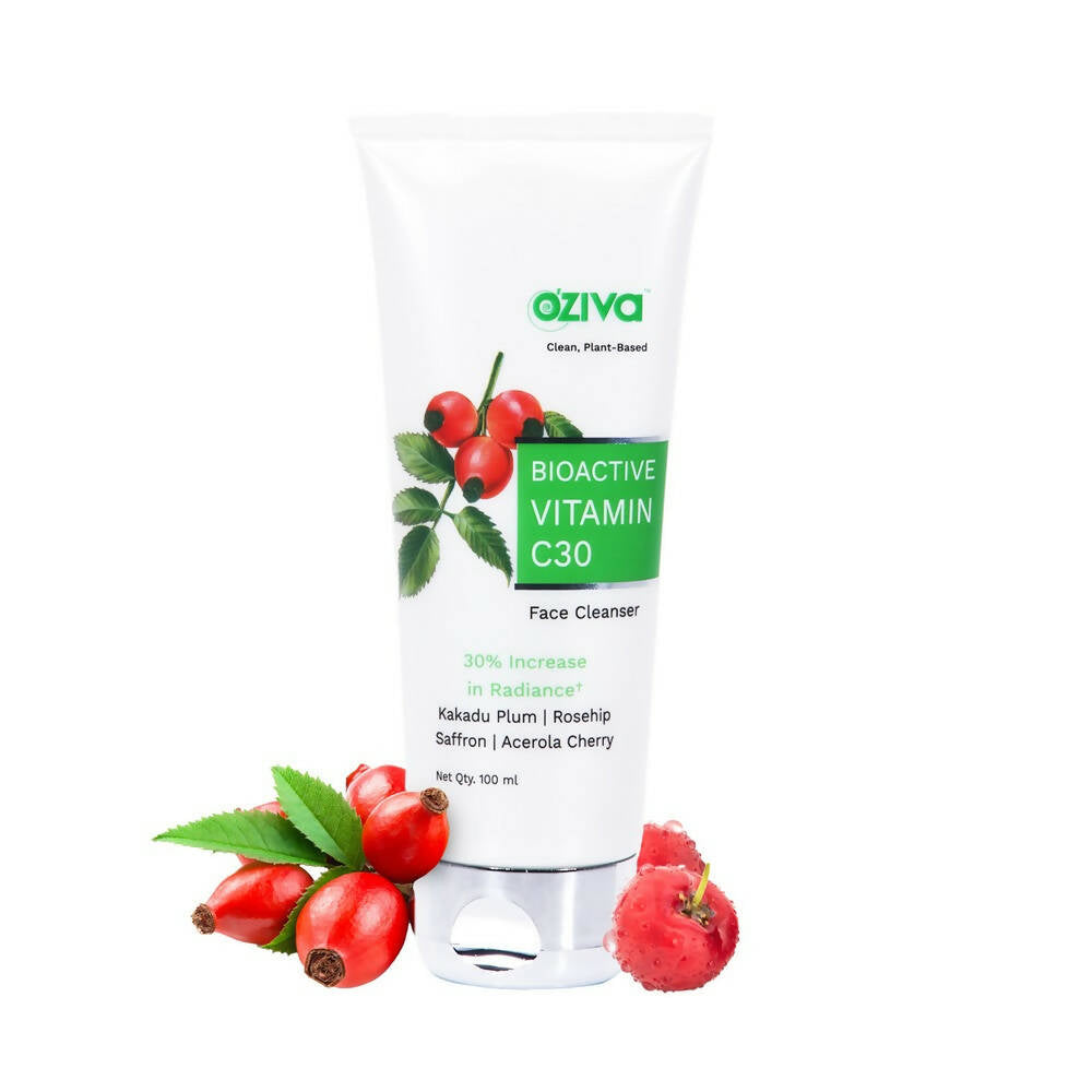 OZiva Bioactive Vitamin C30 Face Cleanser - Swadesiicart
