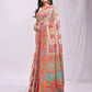 Shree Shyam Fashion Vastraloom Off White Linen Cotton Saree