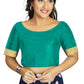 Aastha Fashion Women's Sea Green Art Silk Designer Traditional Readymade Blouse