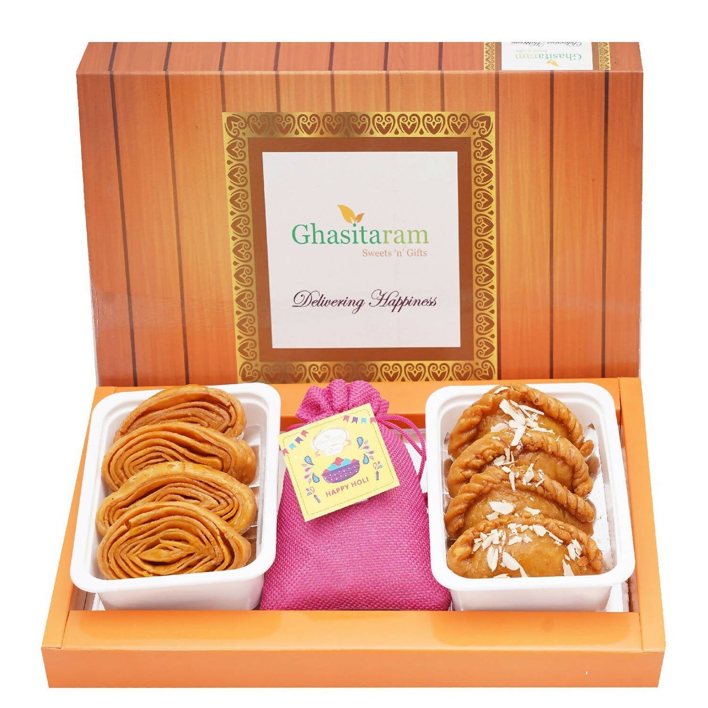 Ghasitaram Assorted Box of Khaja, Gujiyas and Thandai - Altcheeni