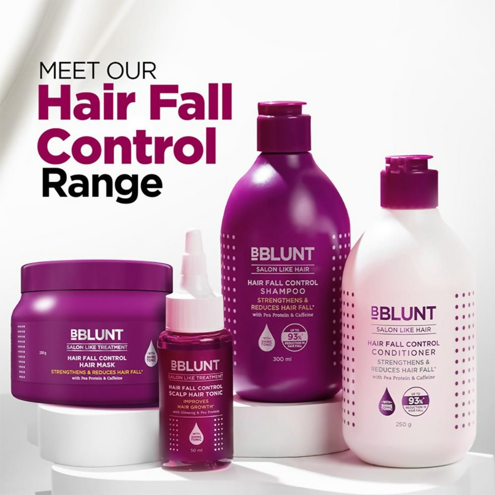 BBlunt Hair Fall Control Hair Mask With Pea Protein & Caffeine - Limited Time Offer - Swadesiicart