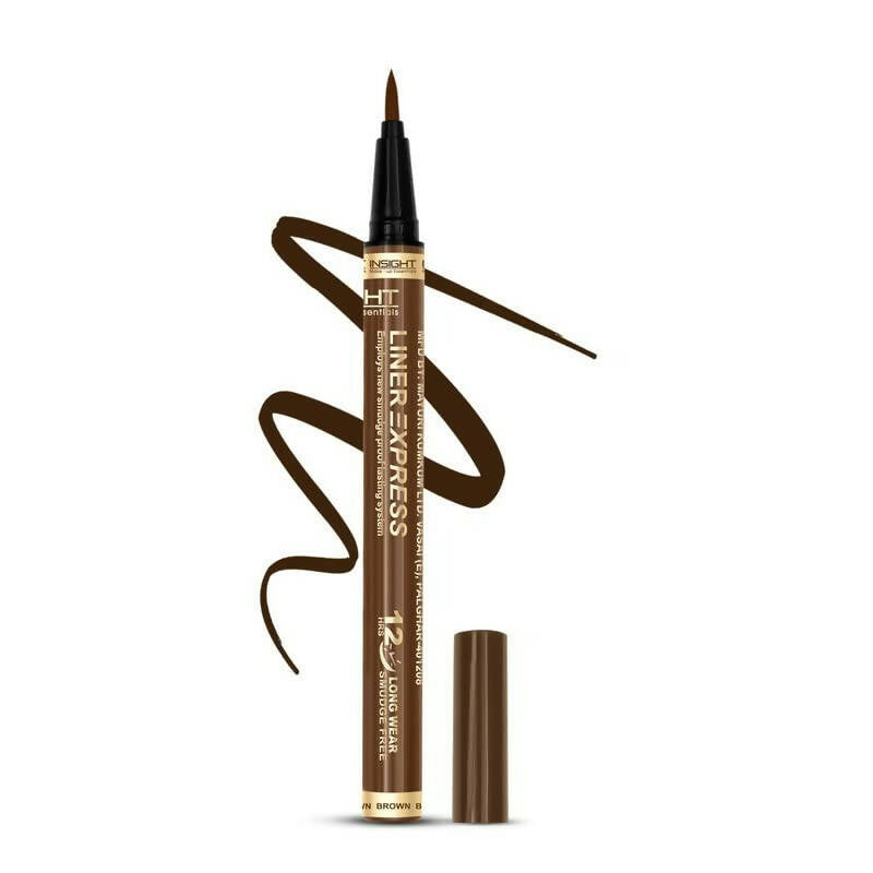 Insight Cosmetics Liner Express Eye Pen Smudge Proof Eye Makeup Brown - Swadesiicart