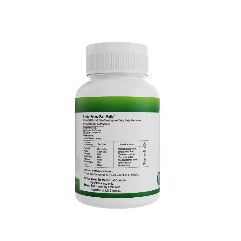Nveda Period Pain Relief Capsules - Swadesiicart
