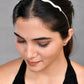 VOJ Silver Plated AD Studded Wave Shaped Hairband | Swadesiicart