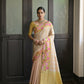 Vishnu Weaves Women's Yellow Banarasi Silk Saree with Blouse - Swadesiicart