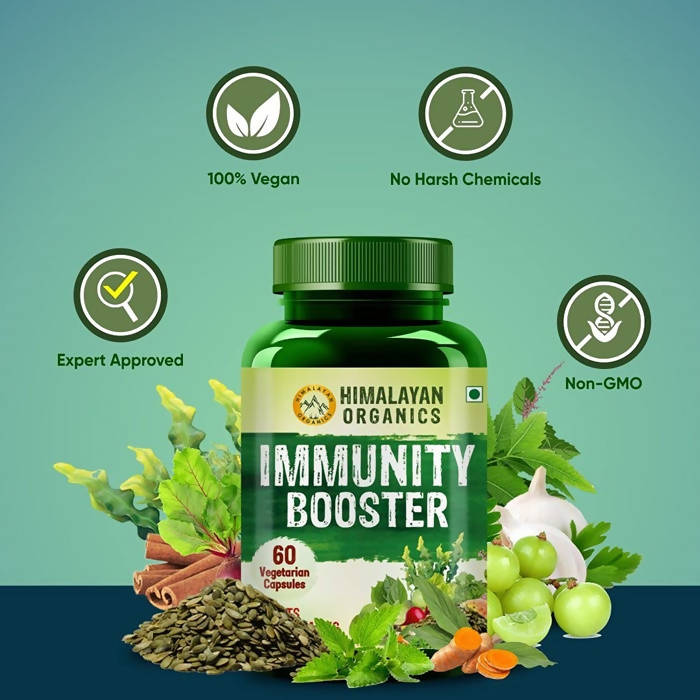 Himalayan Organics Immunity Booster Vegetarian Capsules | Swadesiicart