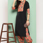 Ahalyaa Women's Traditional wear Kurta Set - Black | Swadesiicart