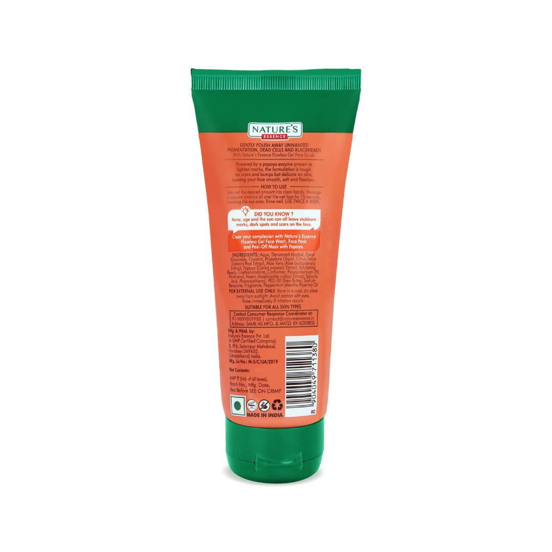 Nature's Essence Flawless Papaya Face Scrub - Swadesiicart