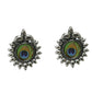 Mominos Fashion Johar Kamal Oxidised Silver-Plated Peacock Wings Work Necklace Handicraft | Swadesiicart