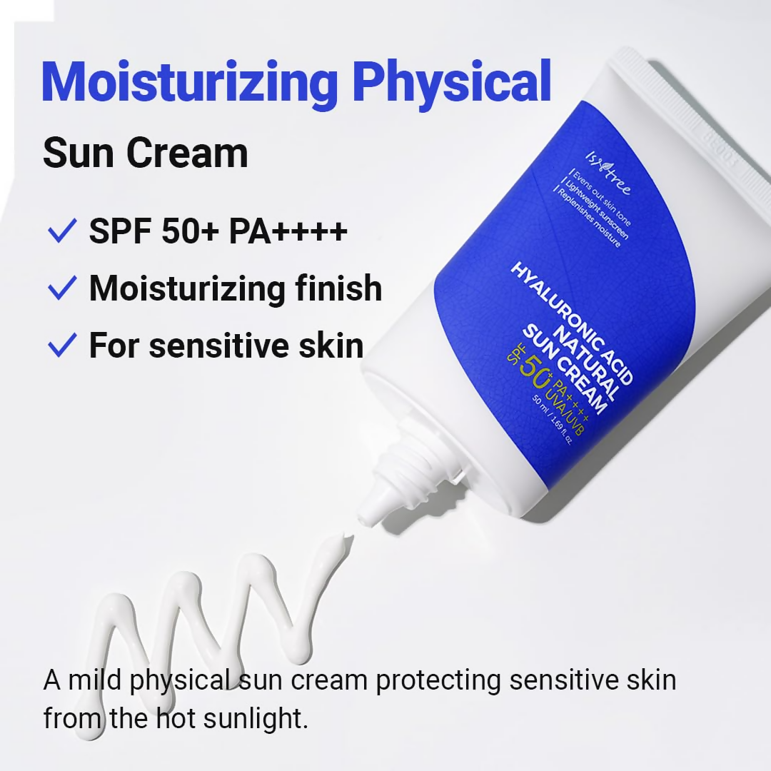 Isntree Hyaluronic Acid Natural Suncream SPF 50 | Swadesiicart