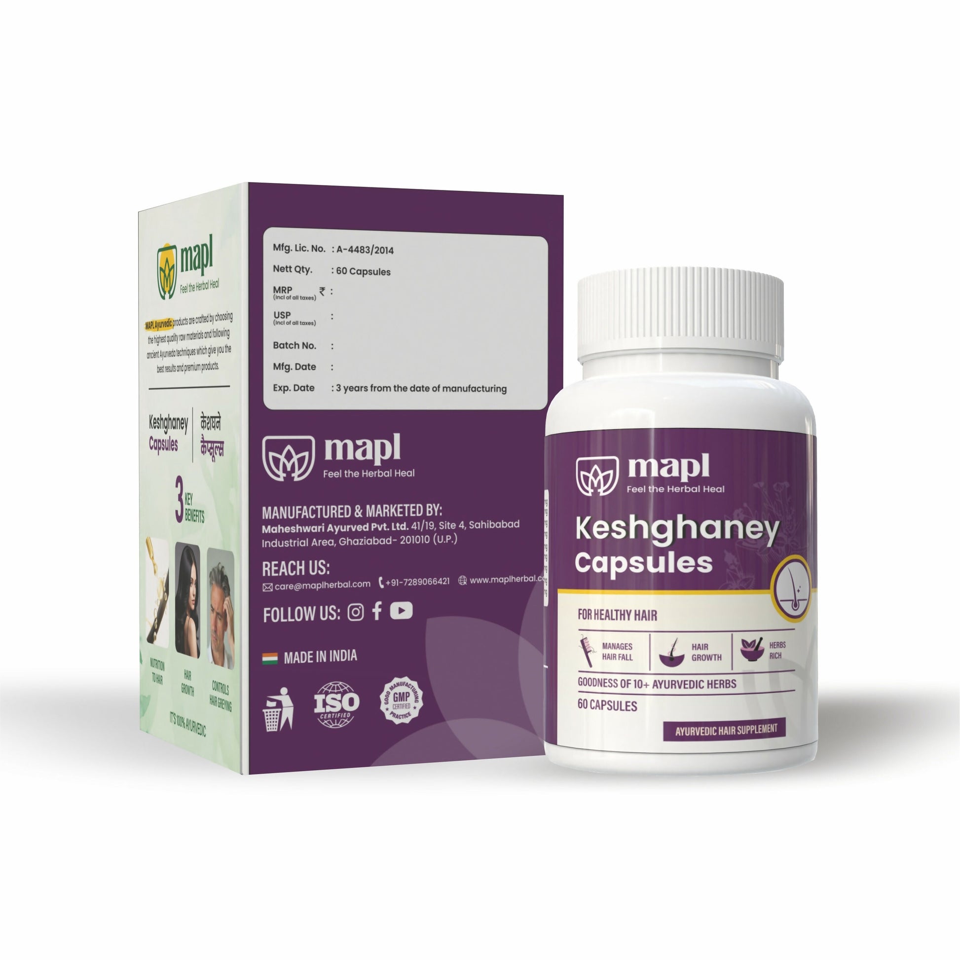 MAPL Keshghaney Capsules | Swadesiicart