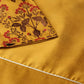 Ahalyaa Women's Mustard Poly Silk Printed Kurta Skirt Set With Dupatta | Swadesiicart