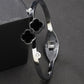 NVR Women's Set of 2 Gold & Silver Cuff Bracelet - Swadesiicart
