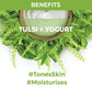 Nykaa Skin Secrets Indian Rituals Tulsi + Yogurt Sheet Mask For Clear & Moisturised Skin - Swadesiicart