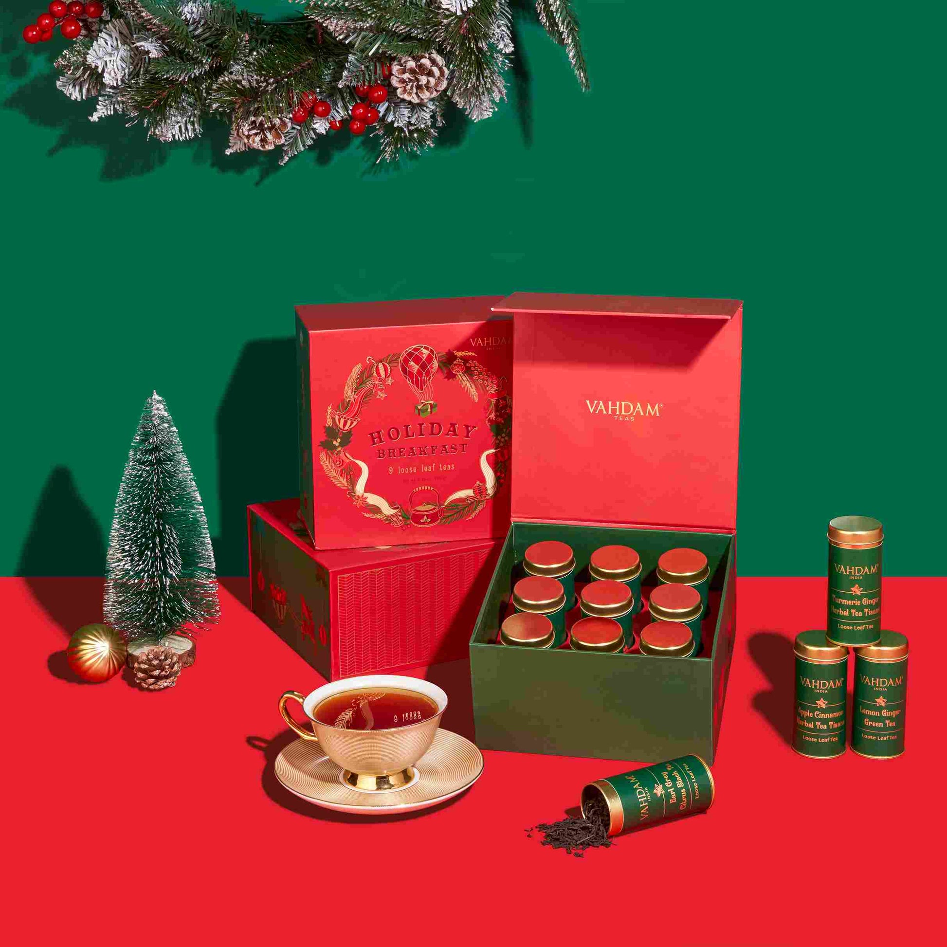 Christmas Breakfast Gift Set, 9 Teas