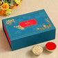 Om Pearl Bracelet Rakhi & Kaju Katli Box | Swadesiicart