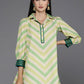 Ahalyaa Women's Traditional wear Tunic - Off White | Swadesiicart