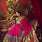 Vishnu Weaves Women's Rani Paithani Silk Saree with Blouse - Swadesiicart
