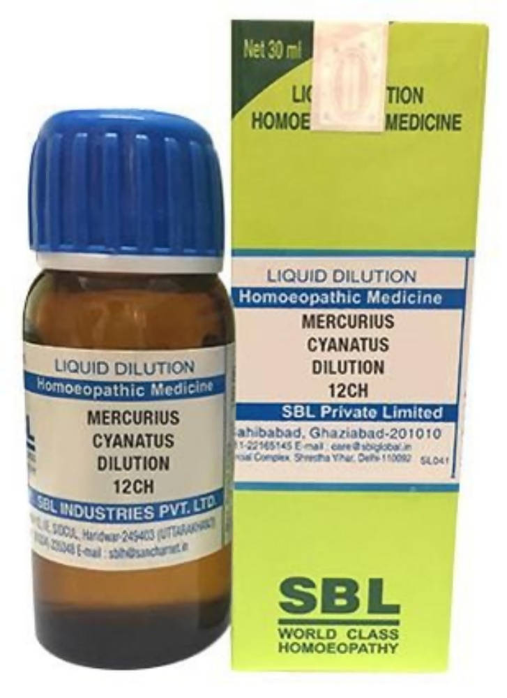 SBL Homeopathy Mercurius Cyanatus Dilution | Swadesiicart