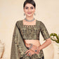 Black Viscose Weaving Designer Saree - Vandini