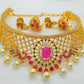 Multicolor AD Peacock Bridal Choker | Swadesiicart