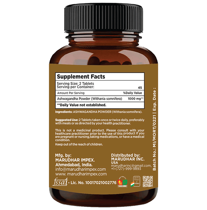 Minature Ashwagandha Tablets | Swadesiicart