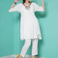 Women Republic White Rayo N Crepe Coord Set - Swadesiicart