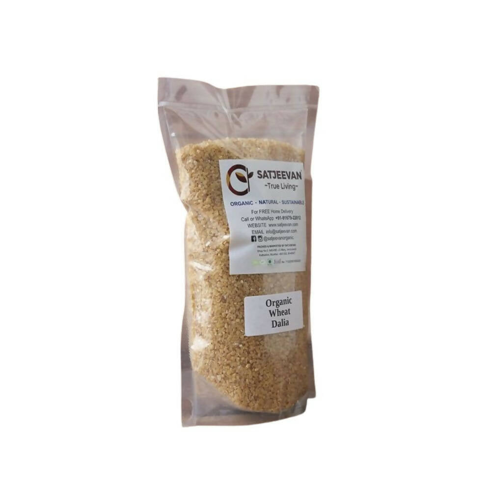 Satjeevan Organic Wheat Dalia Thuli - Swadesiicart