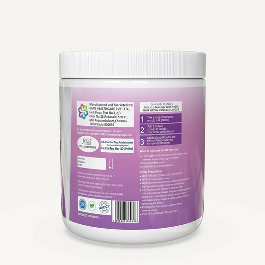 Pro360 Hair Grow Protein Powder for Healthy Hair Growth | Swadesiicart