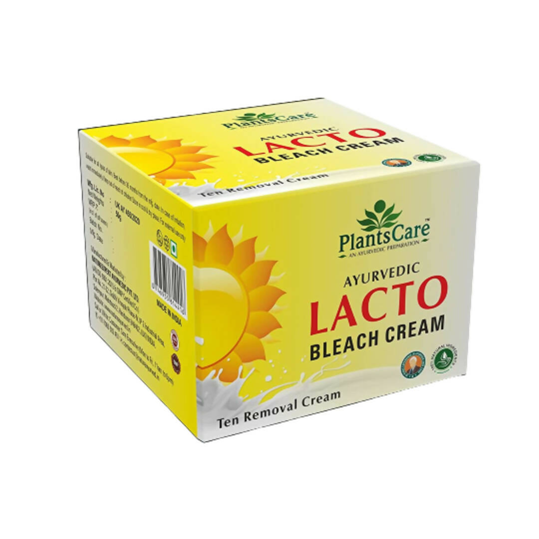 Plants Care Ayurvedic Lacto Bleach Cream - Nature Online Corporation
