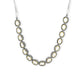 Silver-Toned Brass Rhodium-Plated Necklace - Ruby Raang | Swadesiicart