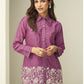 Vegaa Fashion Onion Pink Chinon Silk Embroidered Designer Co Ord Set - Swadesiicart