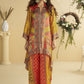Vegaa Fashion Yellow Crepe Silk Emblissed Mirror Work Designer Cord Set - Swadesiicart