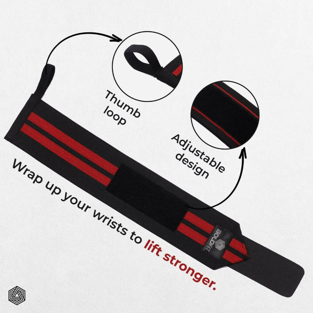 Boldfit Cotton Wrist Band for Men & Women - Swadesiicart