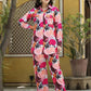 Women's Casual Fashionable Multi Muslin co-ord set - Rooh - Swadesiicart