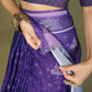 Shree Shyam Fashion Cotton Violet Saree