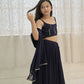 Aayaa Designer Embroidery Thread With Sequance Work Kids Lehenga Choli - Blue