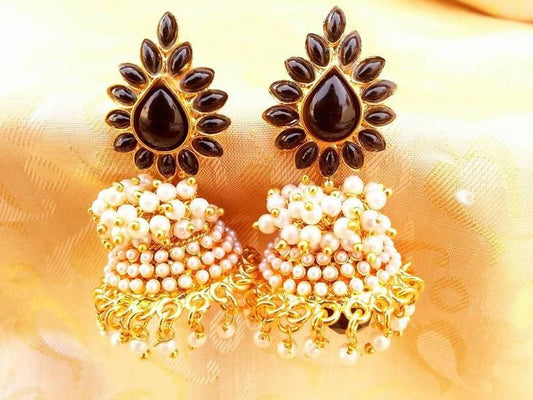 Black Aashiqui-2 Earrings | Swadesiicart