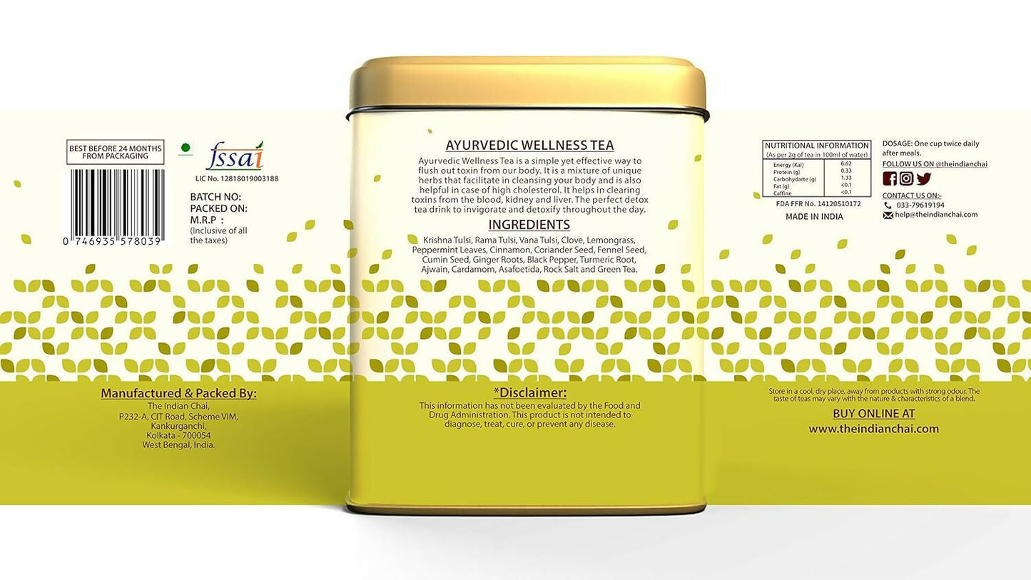 The Indian Chai - Ayurvedic Wellness Tea | Swadesiicart