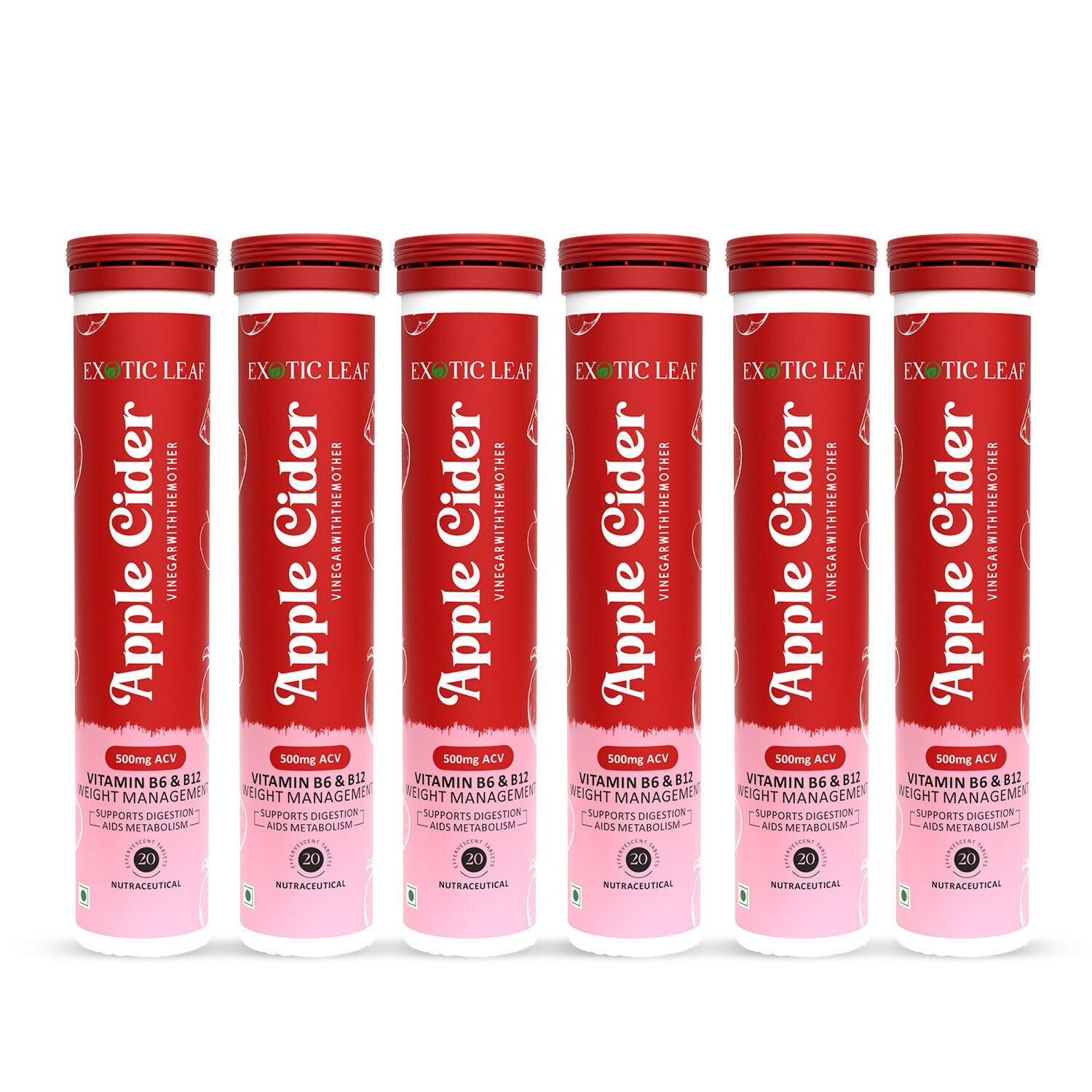 Exotic Leaf Apple Cider Vinegar Tablets - Swadesiicart