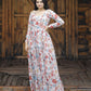 Jyoti Fashion Women's Multicolor Heavy Digital Printed Georgette Anarkali Dress | Swadesiicart
