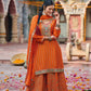 Anaita Coral Premium Embroidery Dhaga Sequin Work Ready Made Suit