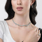 NVR Women Silver Plated & Blue Cz Stone Handcrafted Jewellery Set - NR Retail-NVR