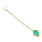 Ruby Raang Green Tear Drop Green Meenakari Maang Tikka | Swadesiicart