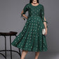 Ahalyaa Women's Traditional wear Ethnic Dress - Green | Swadesiicart
