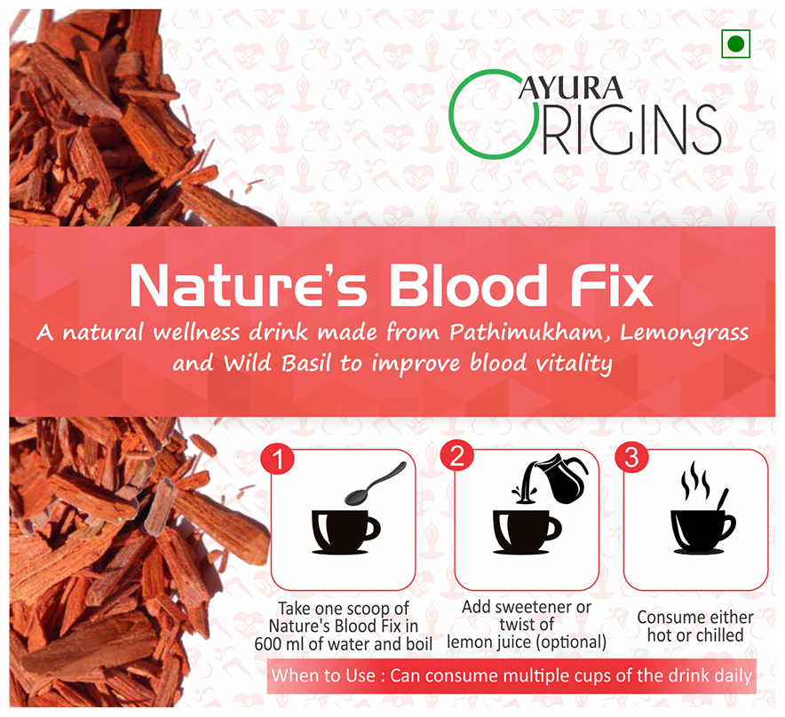 Ayura Origins Nature's Blood Fix Powder - Swadesiicart