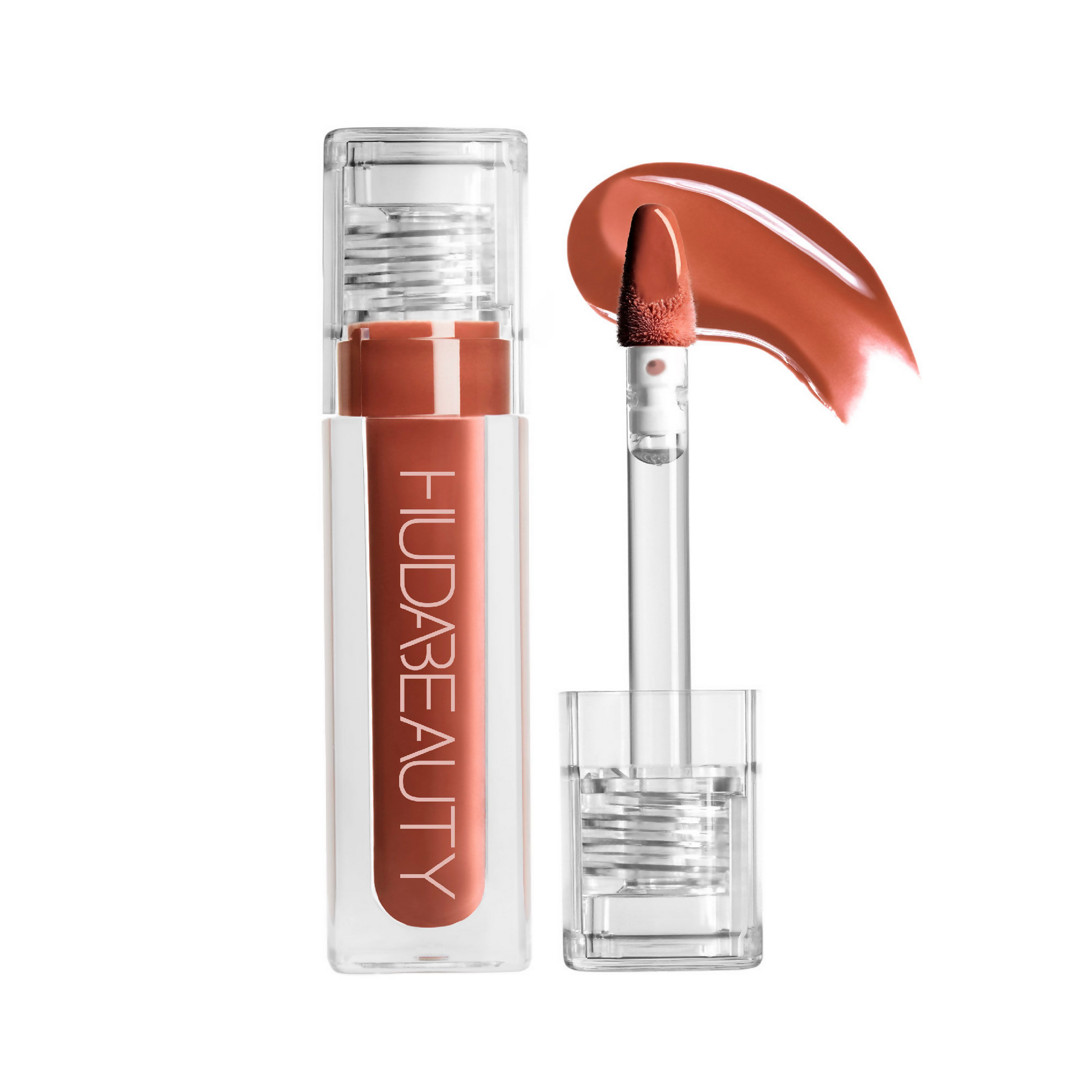 Huda Beauty Faux Filler Extra Shine Lip Gloss - Foxy | Swadesiicart